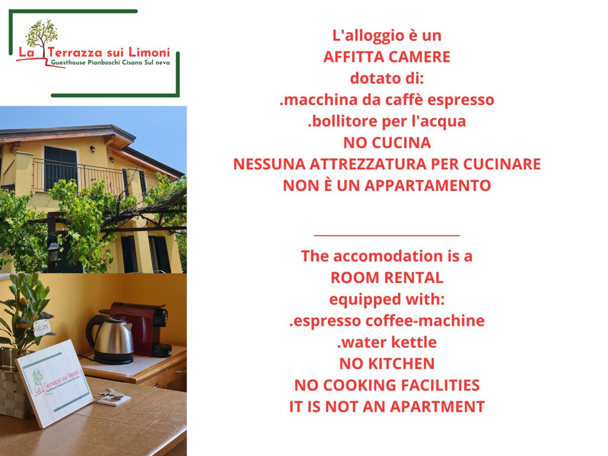 La Terrazza Sui Limoni - Suite Degli Ospiti - Mare, Escursioni A Piedi O Bike, Falesie Per Arrampicate Cisano sul Neva 외부 사진